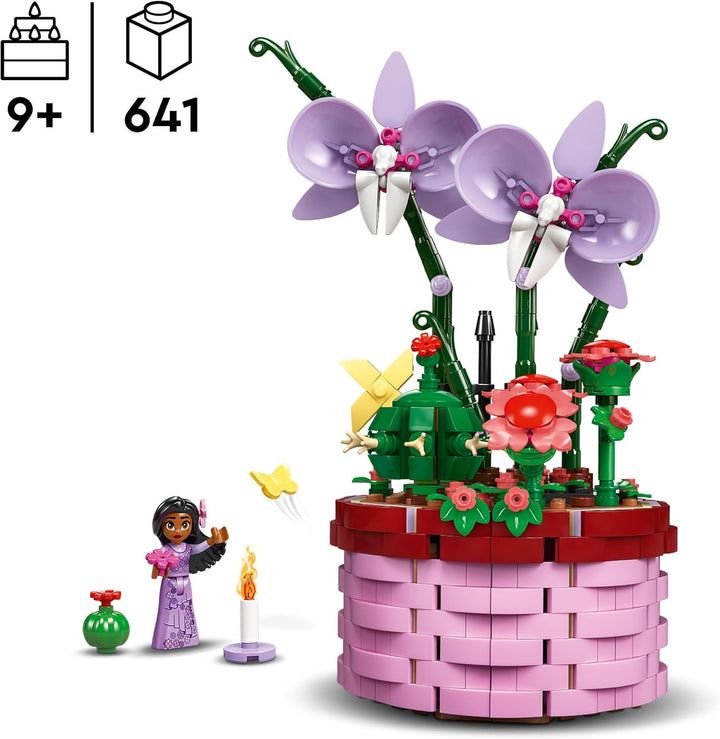 Lego ǀ Disney Encanto Isabelas Blumentopf, Set für Kinder mit baubarer Spielzeug-Orchidee, Deko-Baus