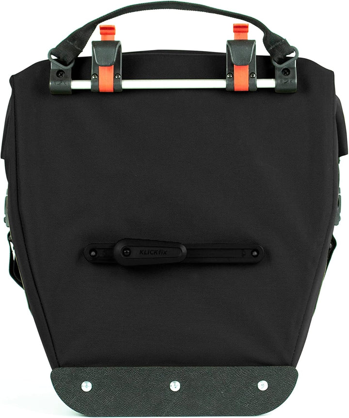 RESTRAP Panier Fahrradtasche Klickfix 13L/22L, wasserdicht L Schwarz, L Schwarz