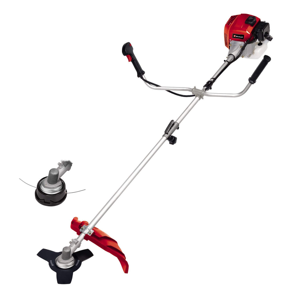 Einhell Benzin-Sense GH-BC 43 AS (1.25 kW, vibrationsarmer 2-Takt Motor, 3-Zahn-Messer, Doppelfadens