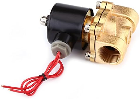 Gas 3/4 "AC 220V Magnetventil Normal geschlossen Zinklegierung Magnetventil für Luft Gas Öl Wasser,
