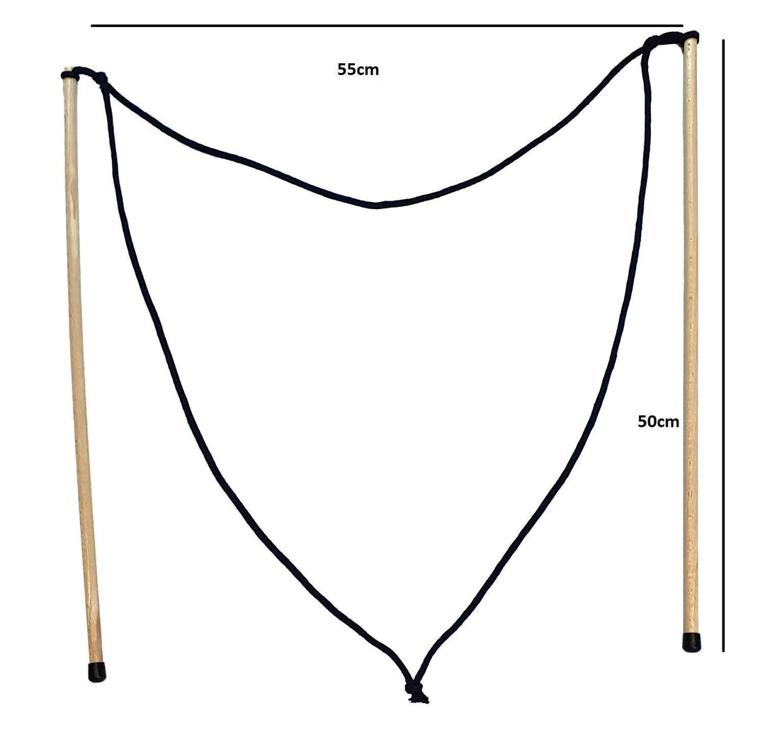 3 Paar Stäbe "klassisch" (50cm Holz) Riesenseifenblasen + Pulver 10L Seifenblasenflüssigkeit Set Kin