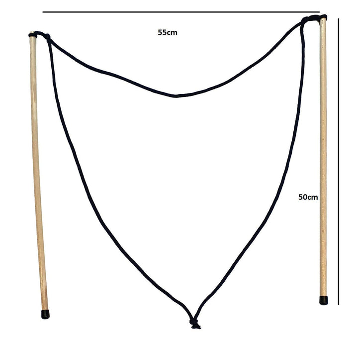 3 Paar Stäbe "klassisch" (50cm Holz) Riesenseifenblasen + Pulver 10L Seifenblasenflüssigkeit Set Kin