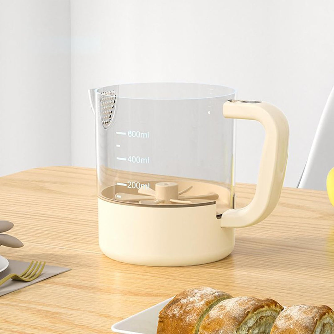 Kabelloser Handmixer,Kabelloser Lebensmittelmixer | Wiederaufladbarer Handmixer Filterplatte | Für M