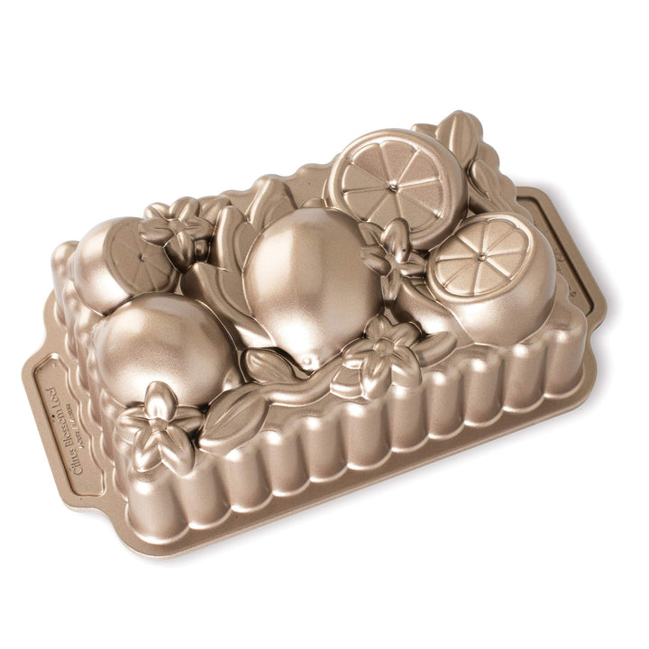 Nordic Ware Backform Citrus Blossom Loaf Pan Aluminium Braun, 25,4cm x 25,4cm, NW 90248, 25,4cm