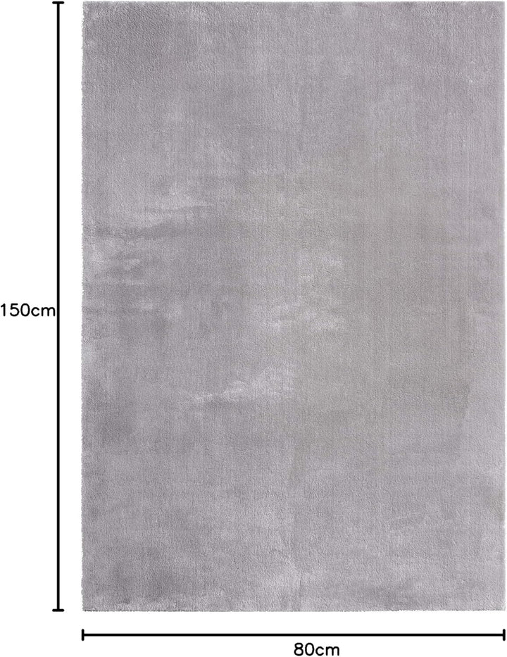 the carpet Relax – Superweiches Badezimmerteppich, Flauschige Badematte in Felloptik, rutschfest & W