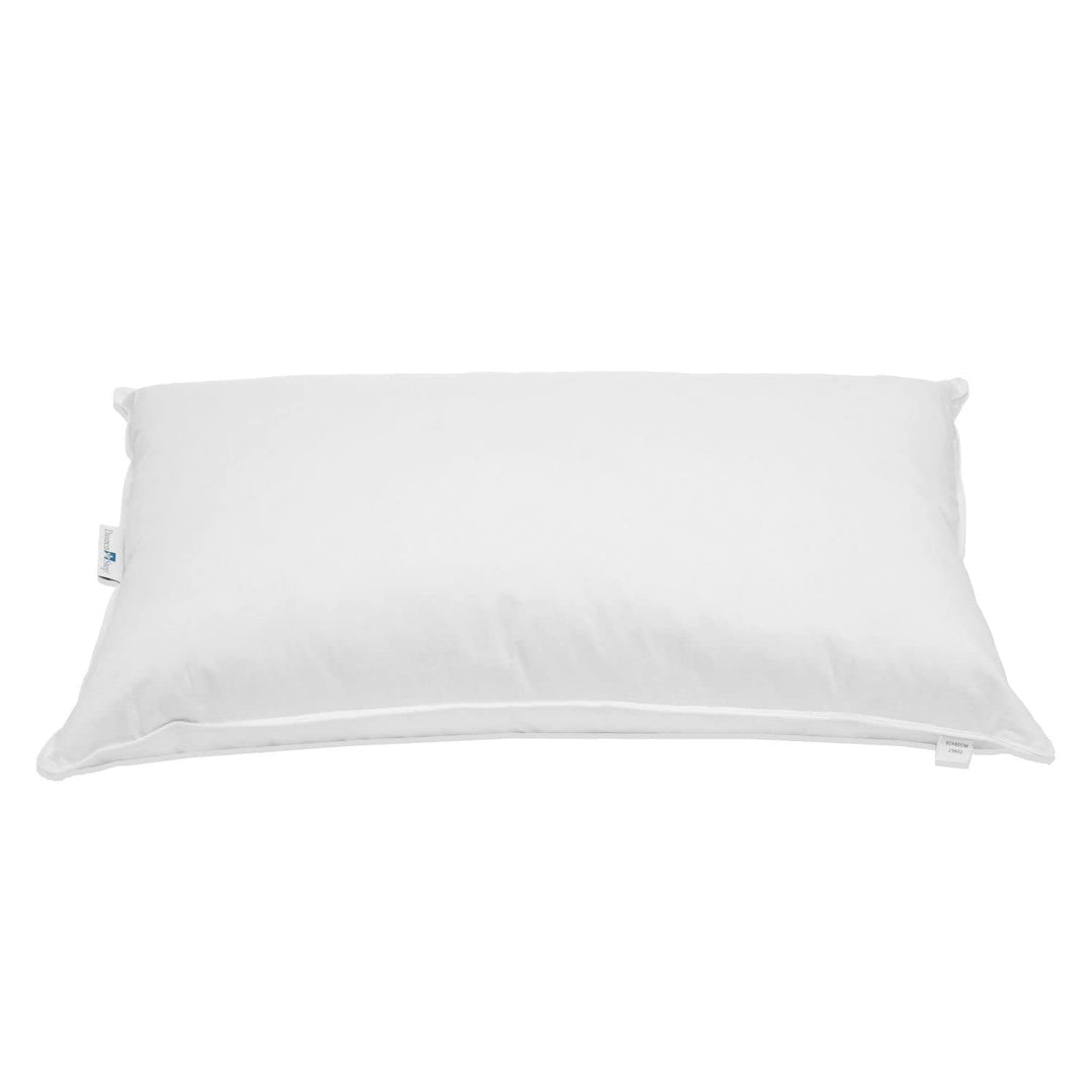 Daunenstep Maschinenwaschbar und Wäschetrockner 100% Daunenhypoallergenes Kissen Weiss