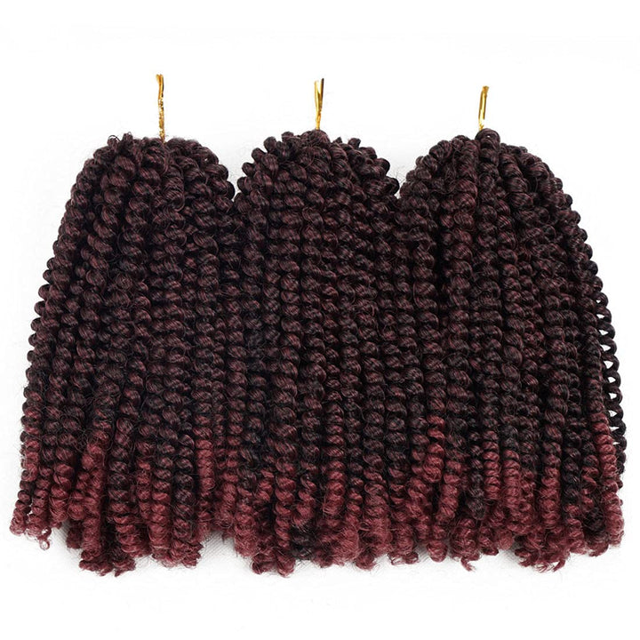 Beyond Beauty 3 Pack Spring Twist Ombre Farben Häkelzöpfe Synthetisches Geflecht Haarverlängerungen