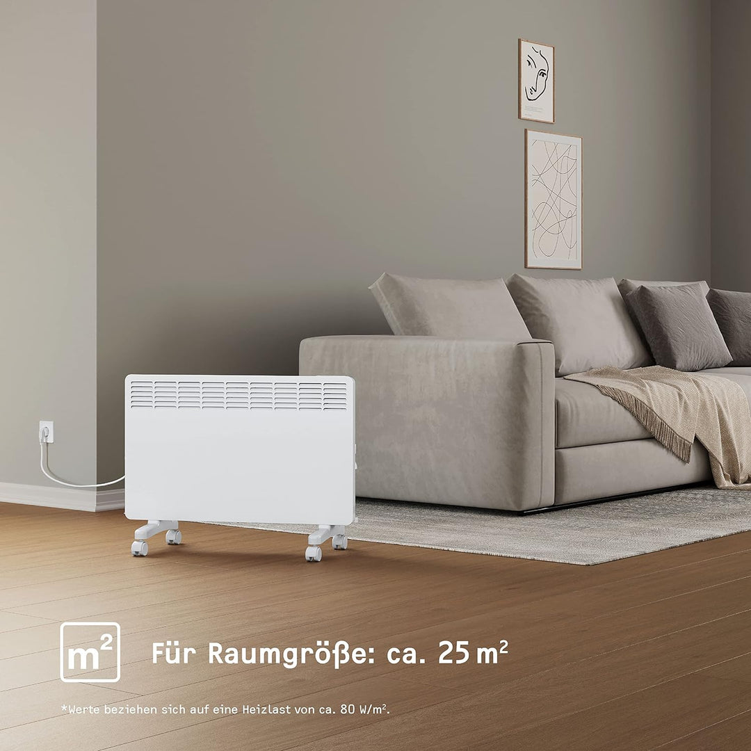 STIEBEL ELTRON neue Elektroheizung Standgerät für ca. 25 m², TÜV geprüft, Konvektor-Heizung mit elek