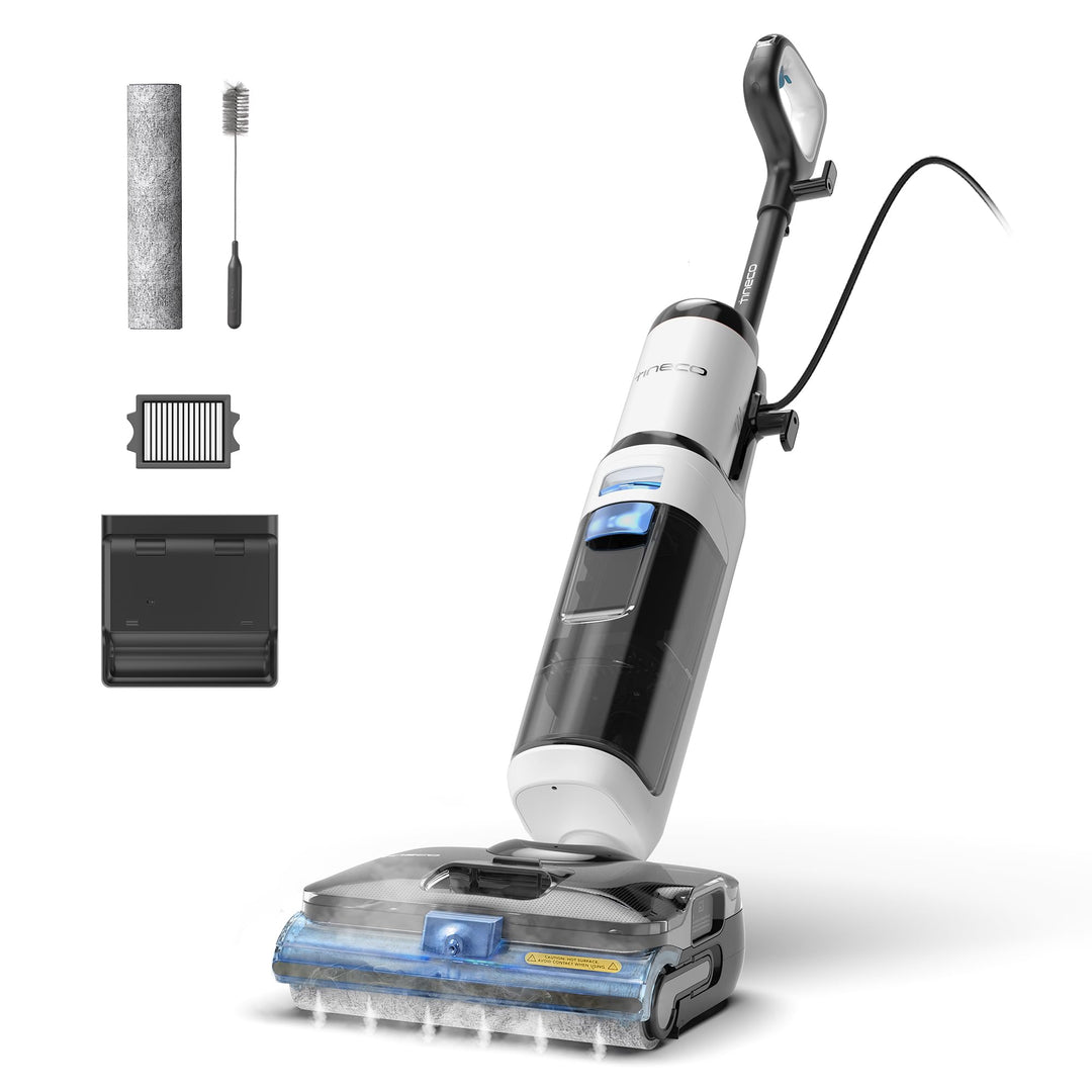 Tineco FLOOR ONE S6 Stretch Steam Nass Trockensauger, 160 °C Tineco BoostSteam, Anti-Verwicklungs-De