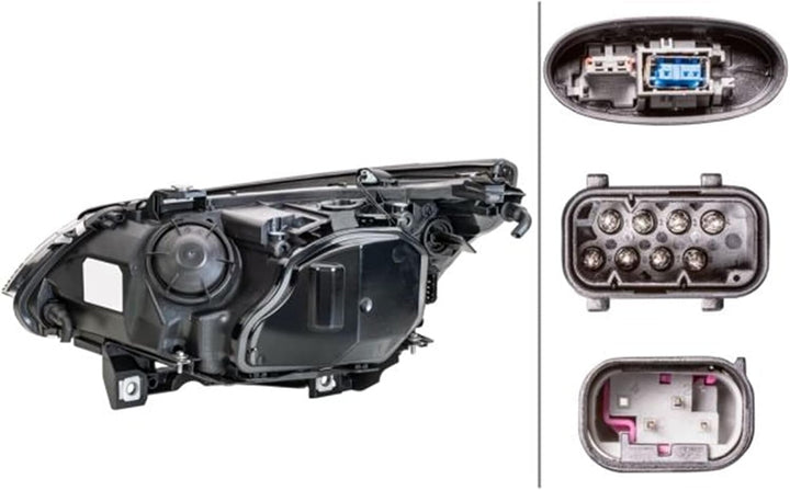 HELLA 1EL 163 080-001 Bi-Xenon/Halogen-Hauptscheinwerfer - rechts - für u.a. BMW 5 (E60) Rechts ohne
