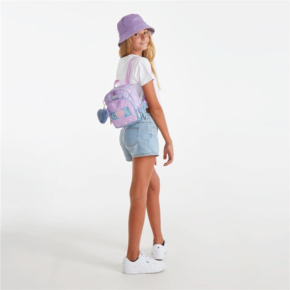 Enso Süsses Mädchen Kleiner Rucksack Lila 19x23x8 cm Polyester 3,5L Mochila pequeña Beere, Mochila p