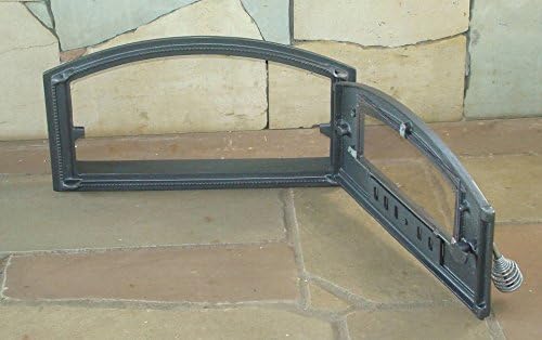 Sellon24® Backofentür aus Gusseisen Ofentür Pizzaofentür Steinofentür Brotofen Gusseisen H1006