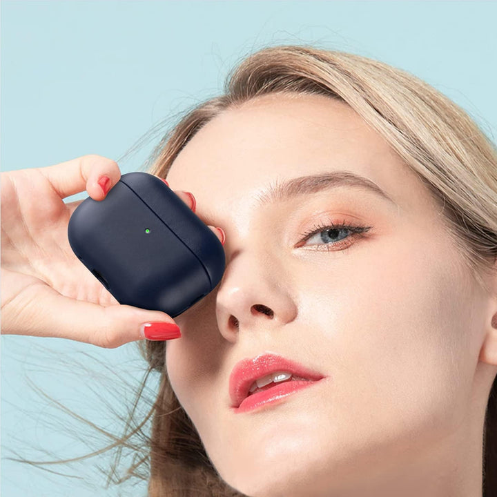 Maogoam für AirPods 4. Generation Case Leder, Echtes Crystal Oil Wax Rindsleder Case Cover für Apple