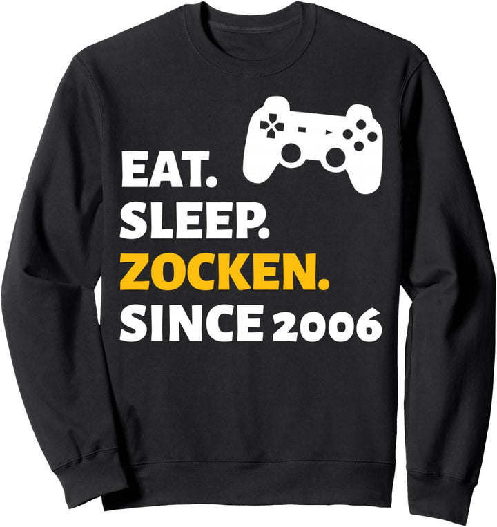 18. Geburtstag Junge Mädchen 18 Jahre 2006 Lustig Geschenk Sweatshirt