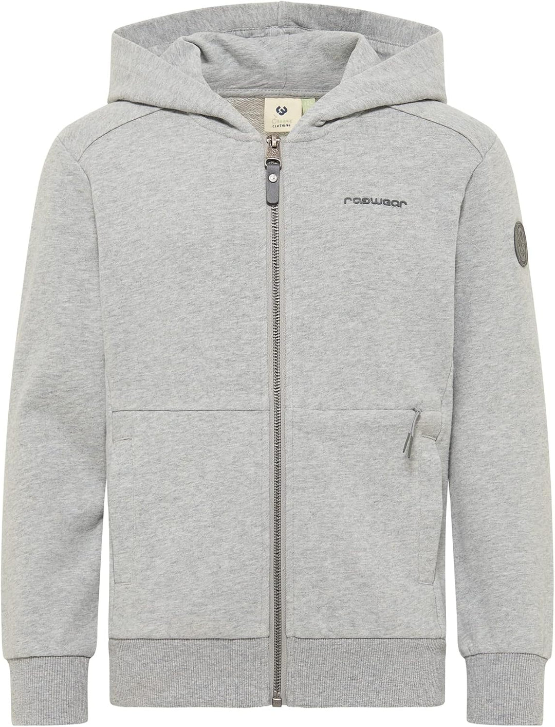 Ragwear Axell Organic Jungen Sweatjacke mit Kapuze Sweat Strickjacke Cardigan Übergangsjacke Jacke S