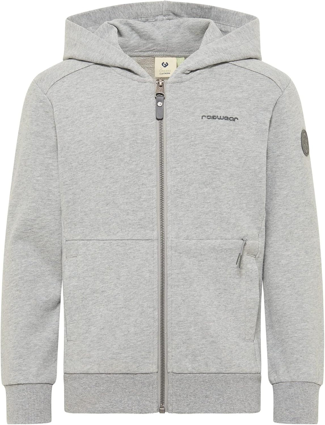 Ragwear Axell Organic Jungen Sweatjacke mit Kapuze Sweat Strickjacke Cardigan Übergangsjacke Jacke S