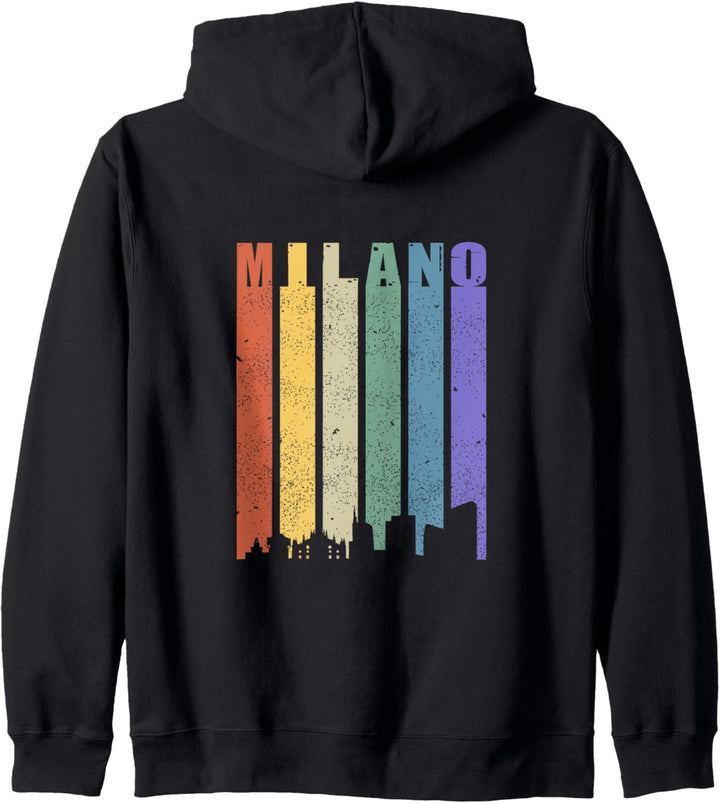 Milano Streifen Kapuzenjacke