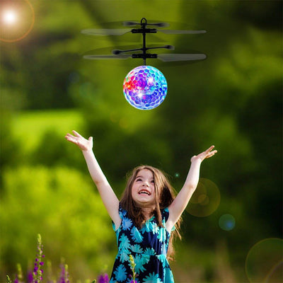 Fliegende Kugel Leuchtend, Fliegendes Spielzeug Flying Spinner Ball, der Helikopter Flugzeug Fernges