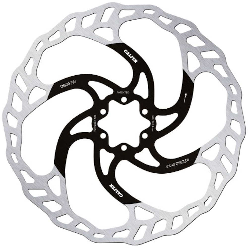 Galfer D.223 Unisex-Erwachsene Wave Bremsscheibe, Schwarz, One Size Schwarz Einheitsgrösse, Schwarz