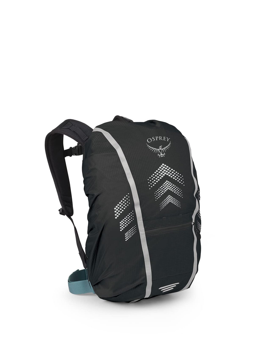 Osprey Hivis Pendler-Regenhülle Schwarz S, Schwarz S
