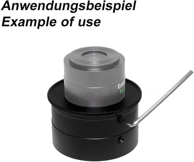 TS-Optics Adapter Reduzierstück von 2" auf 1,25" nur 1mm Opt. Länge - für 2 Zoll Okularauszug, TS2-1