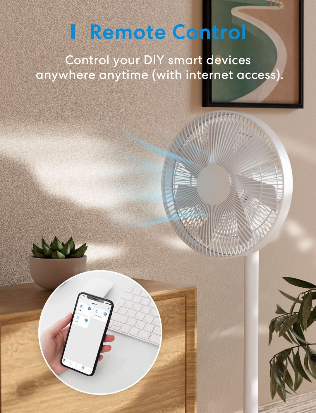Meross WLAN Schalter funktioniert mit Apple HomeKit, Smart Switch Fernbedienung mit Sprachsteuerung
