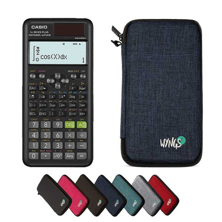 CALCUSO Sparpaket: Casio FX-991ES Plus 2nd Edition technisch-wissenschaftlicher Taschenrechner + WYN