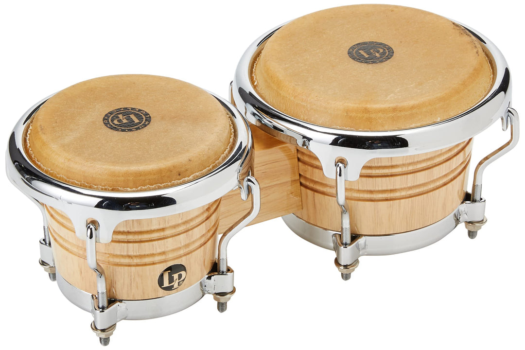LP Latin Percussion Bongo Mini Tunable Santana LPM200-AW stimmbar Natur, Natur