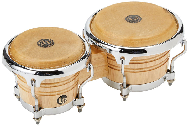 LP Latin Percussion Bongo Mini Tunable Santana LPM200-AW stimmbar Natur, Natur