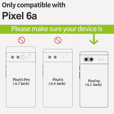 Carveit Hülle für Pixel 6a Case [Holz und TPU Silikon Hybrid Handyhülle] Stossfeste Stossstange hand