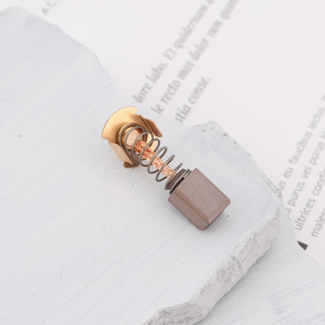4 Stück Kohlebürsten für Elektrowerkzeuge Ersatz-Motorbürsten 7 Mm X 7 Mm X 9,5/12 Mm Kompatibel mit