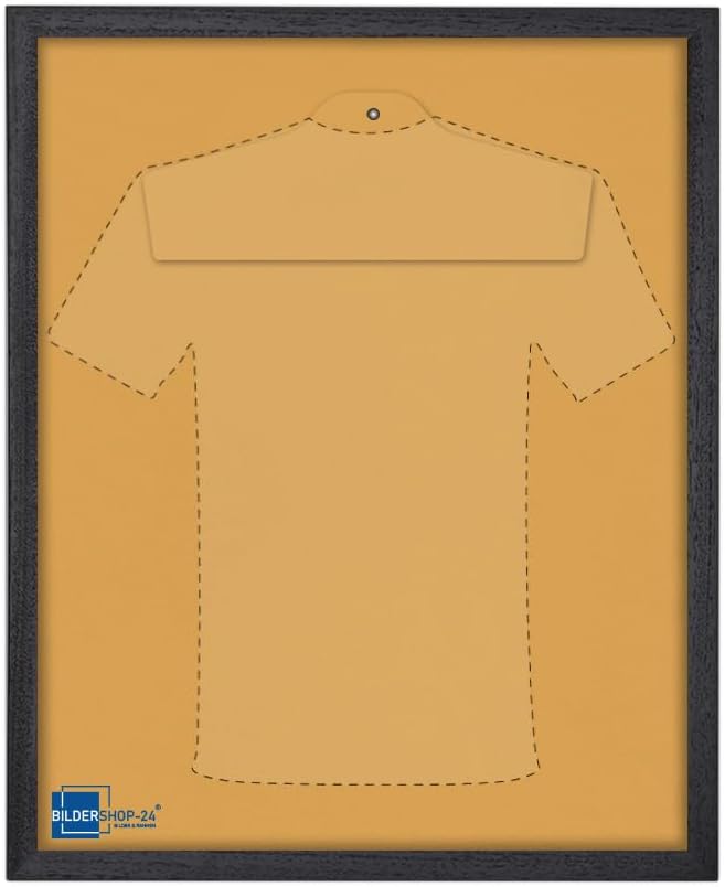 Bildershop-24 Objektrahmen Trikotrahmen VARIO inkl. Bügel und Passepartout 60x80cm Schwarz (lackiert