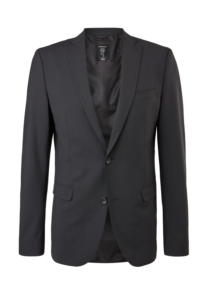 s.Oliver Slim Fit: Sakko mit Hyperstretch 40 Schwarz, 40 Schwarz