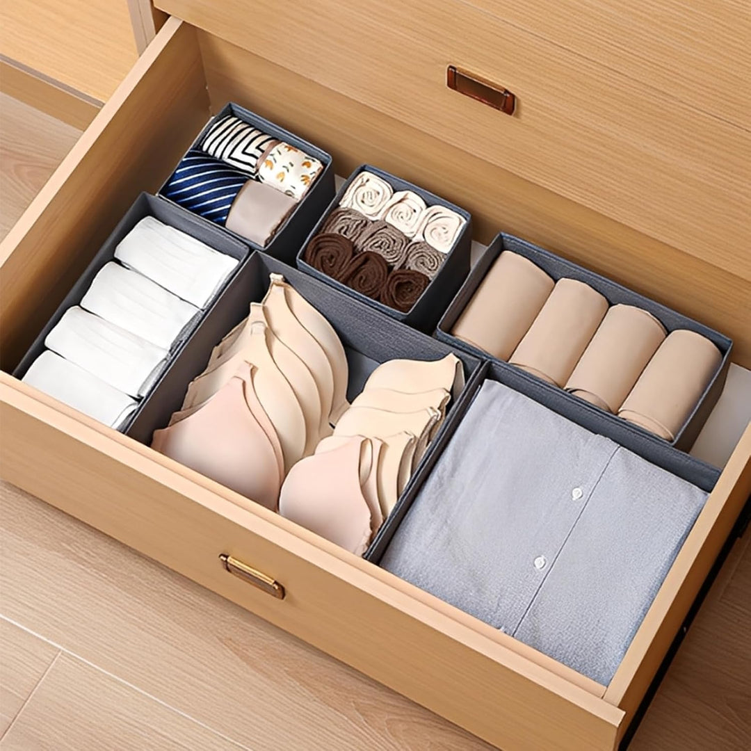 STARVAST 8 Stück Kleiderschrank Organizer Schubladen Ordnungssystem Faltbare Stoff Aufbewahrungsbox