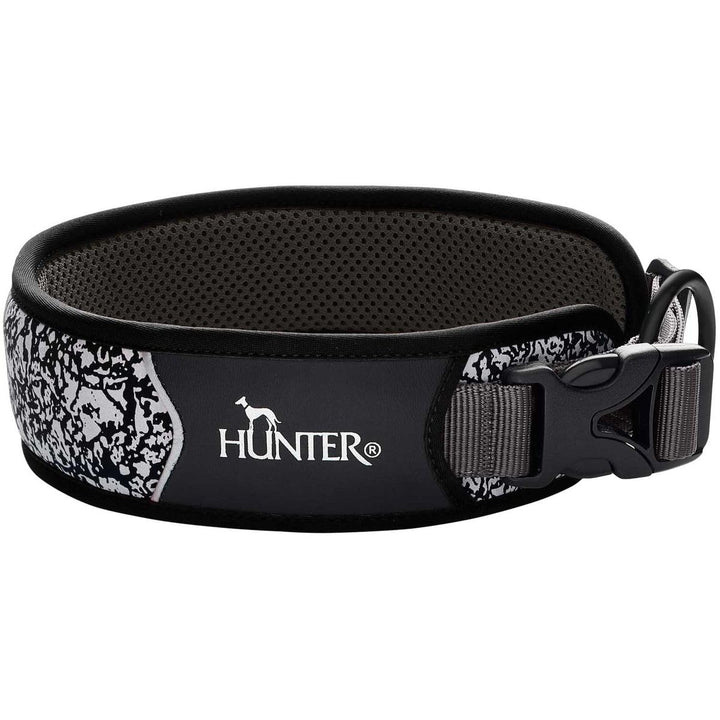 HUNTER Halsung Divo Reflect S, schwarz/grau schwarz/grau S, schwarz/grau S