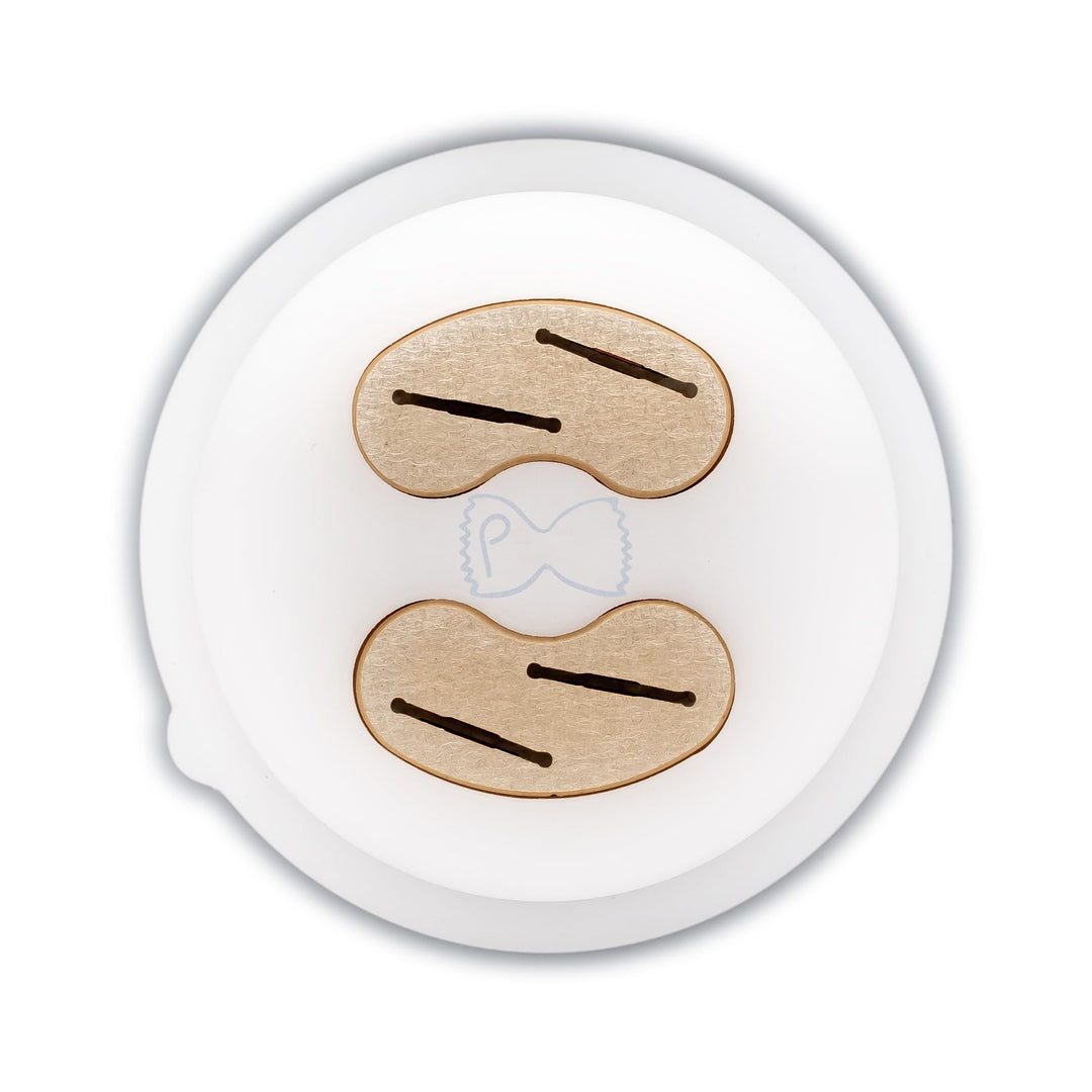 Pastidea - Bronze- und POM-Reginette-Trafila kompatibel mit Philips Pasta Maker Avance und Serie 700