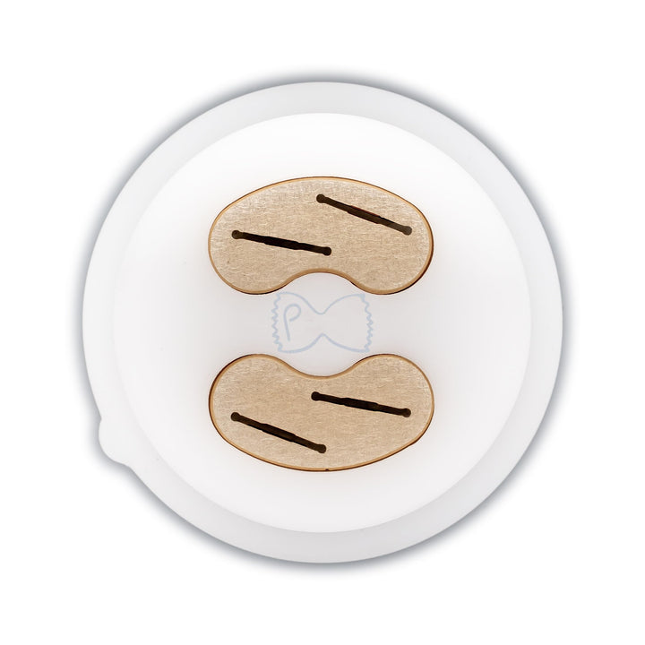 Pastidea - Bronze- und POM-Reginette-Trafila kompatibel mit Philips Pasta Maker Avance und Serie 700