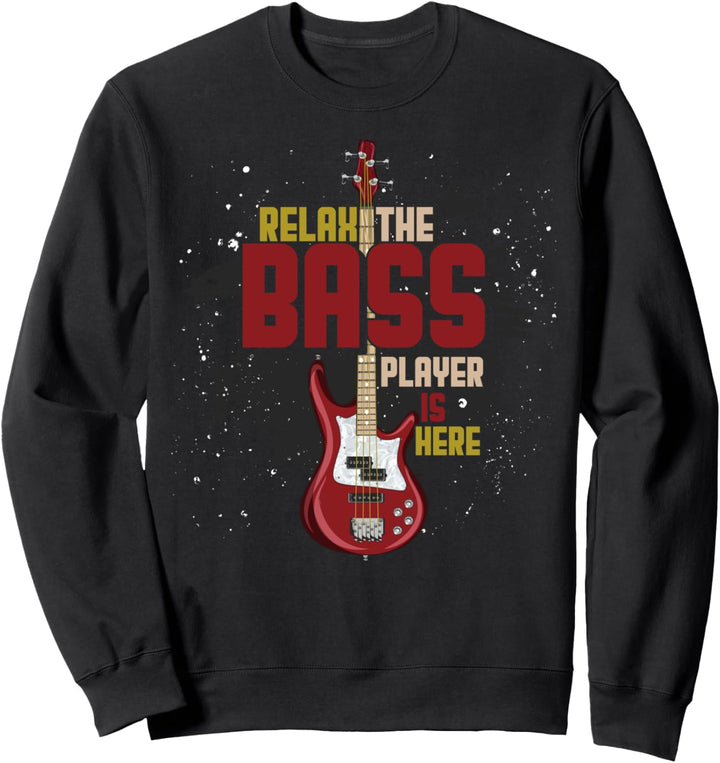 Bass Gitarrist Rock Musik Bassist Lustiges Bass Gitarre Sweatshirt