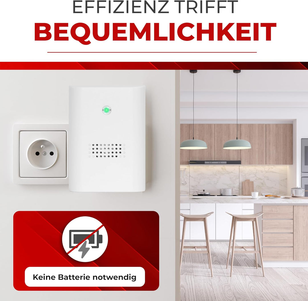 HEIDEMANN Funkempfänger HX Plug-In - Erweiterbare Klingel - für die Steckdose - Funk Klingel Empfäng