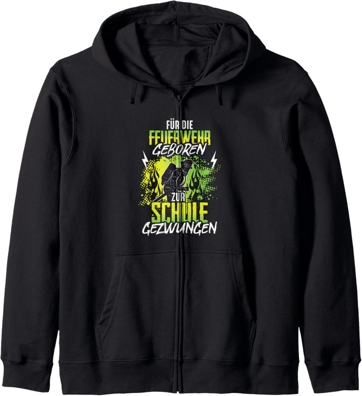 Zwang für die zur Schule geborene Feuerwehr Kapuzenjacke
