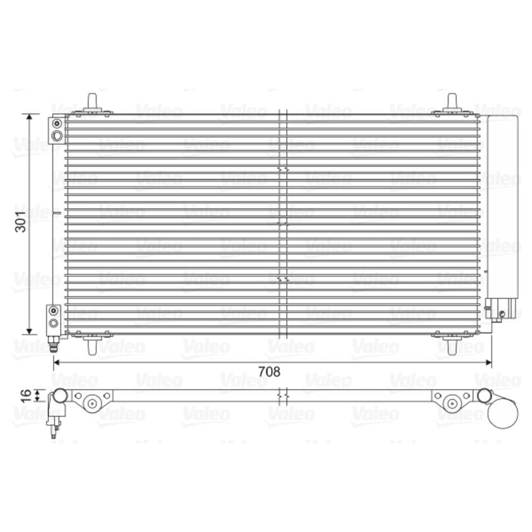 VALEO Kondensator Klimaanlage 817740