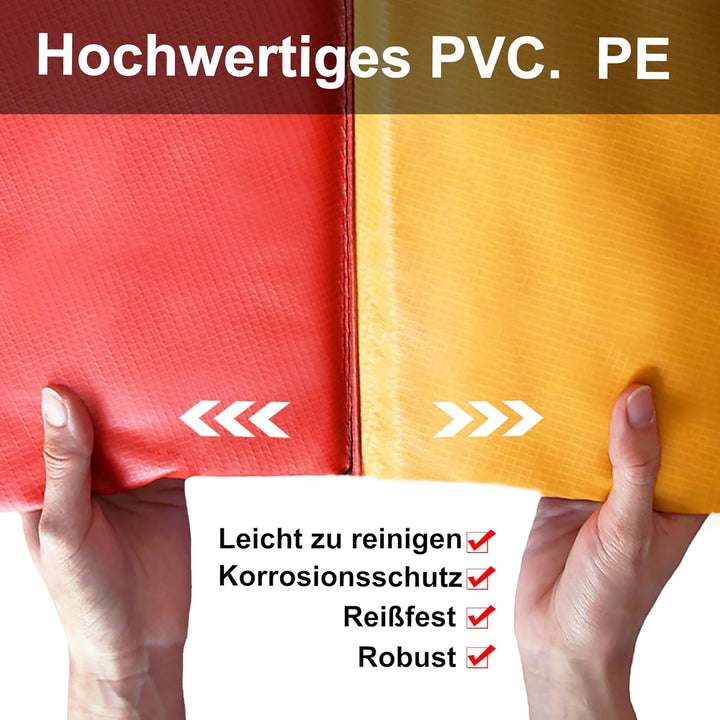 Froadp Trampolin Randabdeckung Ø244cm-305cm-366cm Sicherheitsmatte Abdeckung Kantenschutz UV-beständ