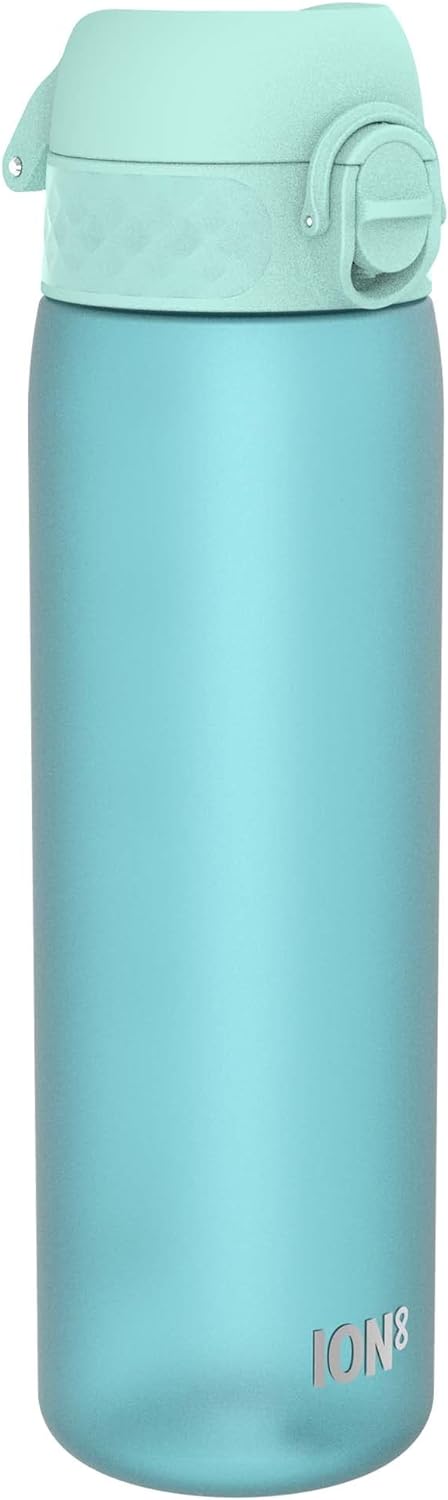 ion8 Trinkflasche, 500 ml, Auslaufsicher, Einhandöffnung, Sichere Verriegelung, Spülmaschinenfest, B