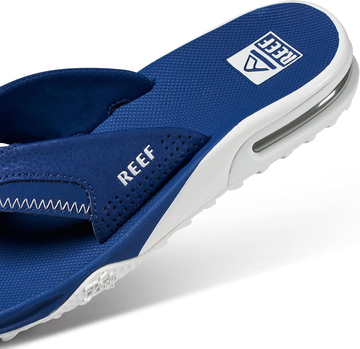 Reef Herren Fanning PregameFlipflop 47 EU Marineblau Weiss, 47 EU Marineblau Weiss