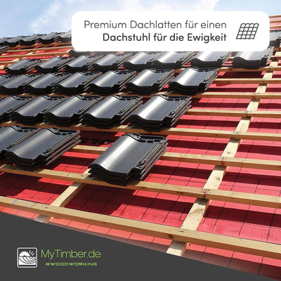 MyTimber® Holzlatten als Bauholz Dachlatten | Holz zum selber bauen | 4 x 6cm breit| Kantholz 2m lan