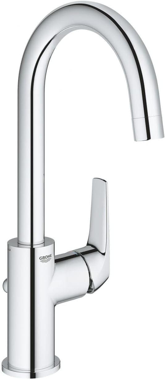 GROHE Start Flow - Einhand- Waschtischarmatur (wassersparend, langlebige Oberfläche, L- Size), chrom