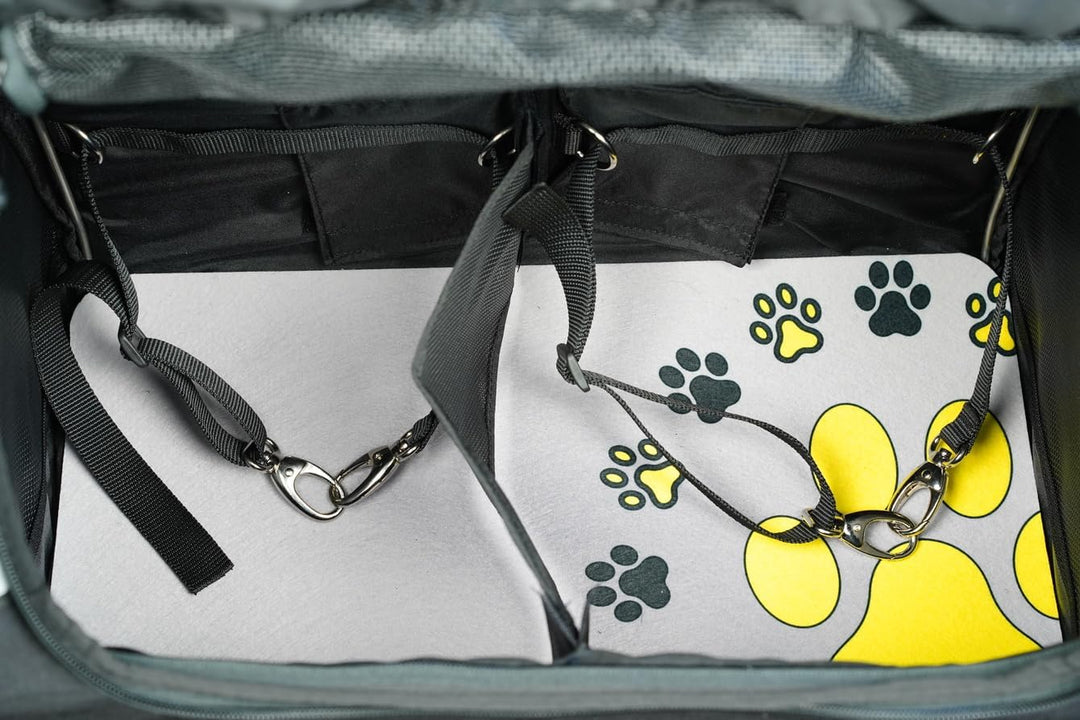 Pet Bag Motorrad Tasche für Hunde (2-36 kg), wasserdicht, tragbar, dreifach belüftet, Gepäckablage o