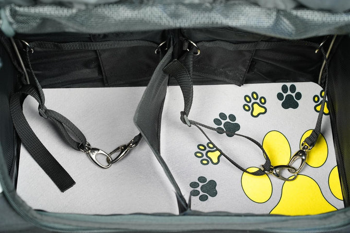 Pet Bag Motorrad Tasche für Hunde (2-36 kg), wasserdicht, tragbar, dreifach belüftet, Gepäckablage o