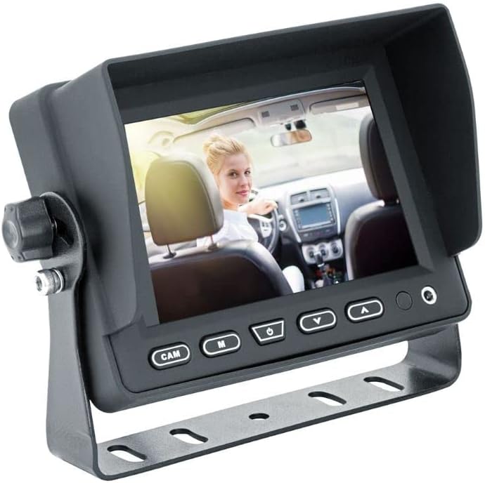 VSG24 5" AHD 1080P Allround-Rückfahrmonitor / 12-24 Volt/Kamerastromversorgung/Bildspiegelung / 2 Vi