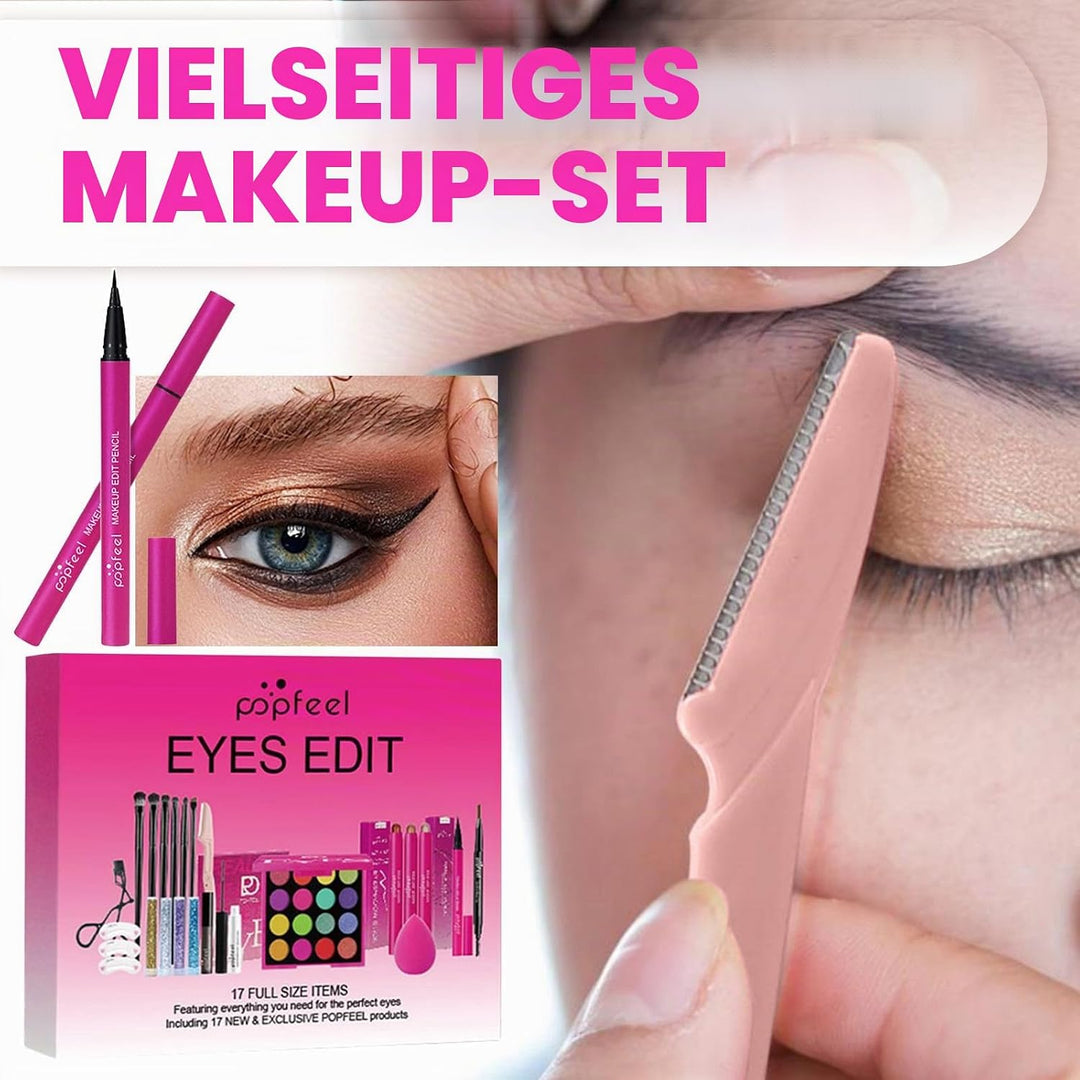 RoseFlower Schminke Set Profi Make Up Set Teenager Mädchen Schminkkoffer Kosmetische Makeup Paletten